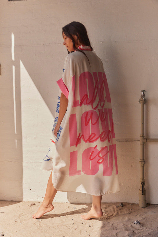 Sardinia Shirt Dress | White | Kjole fra Atelier C